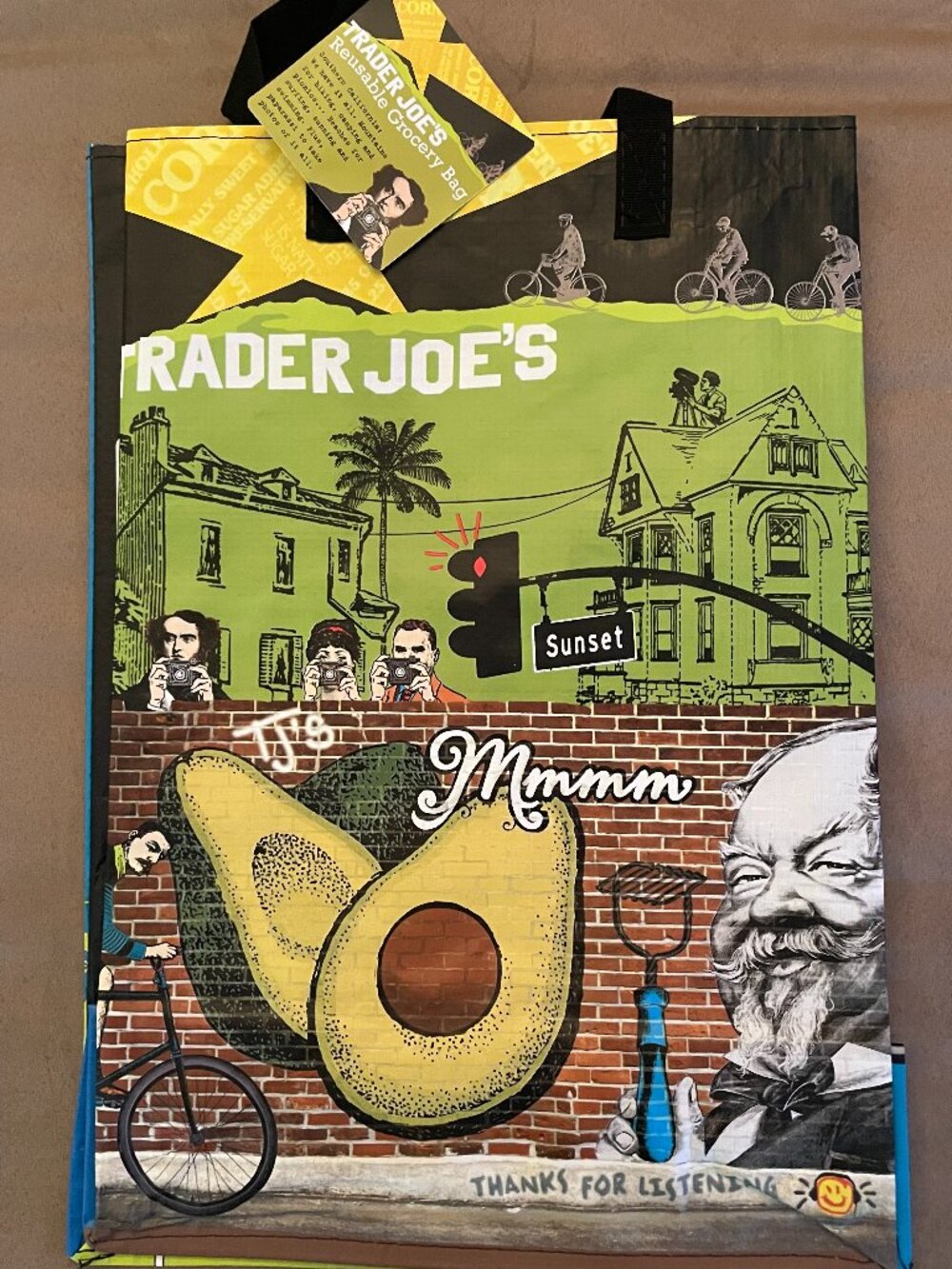Trader Joe's TJs LIMITED EDITION Tote - Southern CALIFORNIA / SO CAL State Bag